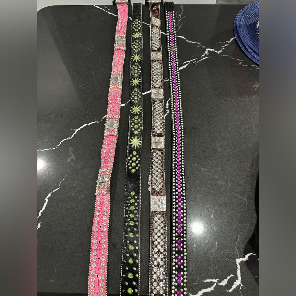 Rhinestone belts